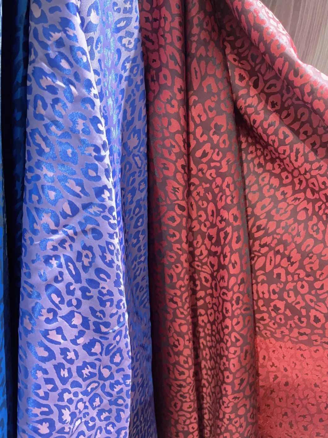 Leopard Print Jacquard Fabric Material