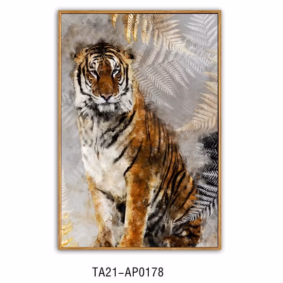 African Large Wildlife Lion Leopard Animals Face Art Pictures Canvas Paintings Wall Art Posters and HD Prints for Living Room