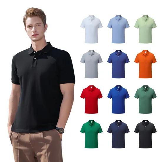 Classic Men′s Polo with Customization Service, Ideal for Golf Selected From Multiple Brands 