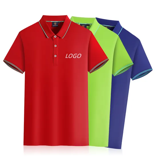 Custom Logo Unisex Dry Fit Soft Cotton or Polyester Printing Embroidery Sports Plain Blank School Uniform Business Working Unisex Golf Clothing Polo Shirt 